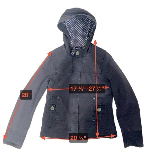 Kismet beige/grey zip snap hooded jacket women’s size M - Picture 16 of 16